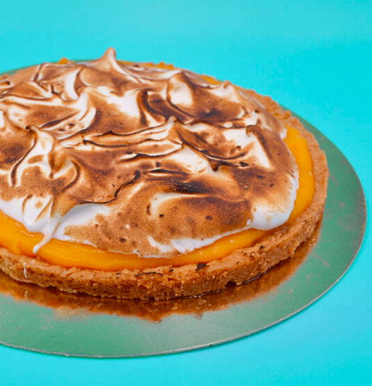 Tarta de limón: suave y cremosa