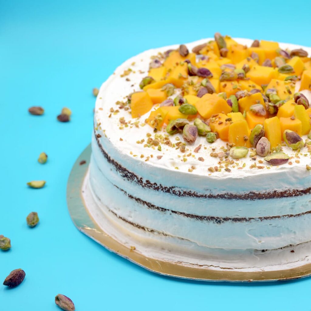 La petite Sara Cafetería Pastelería en Madrid Tartas artesanales Tarta de mango y chocolate blanco